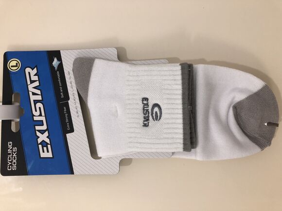 Exustar Combed Cotton Cycling Socks click to zoom image