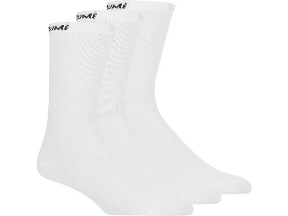 Pearl Izumi Unisex Attack Tall Socks Triple Pack -White click to zoom image