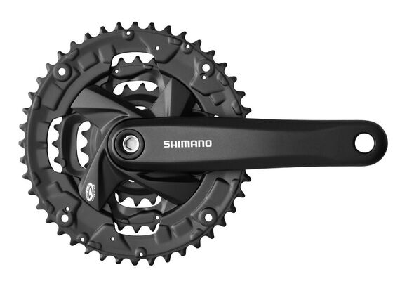 Shimano Acera M371 - 26/36/48 - 9 Speed Chainset in Black click to zoom image