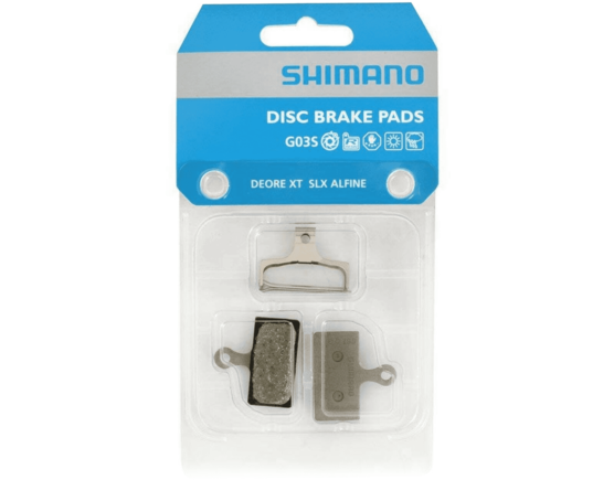 Shimano G03S Resin Disc Brake Pads for XT/SLX/Alfine click to zoom image