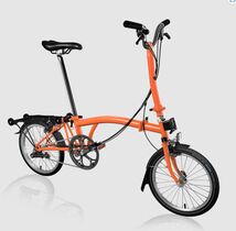 Brompton C-Line Black Edition High H6R Fire Coral